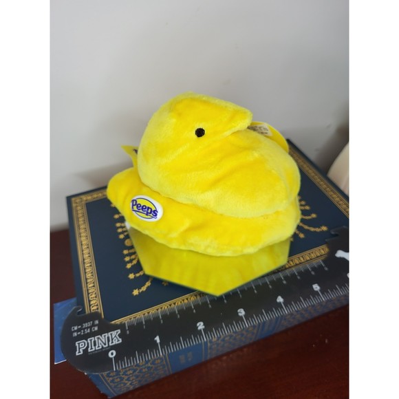 Peeps Marshmallow Chick Bean Bag NWT Plush 4" yellow chick easter - Picture 2 of 6